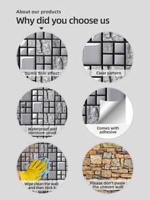 Giấy dán tường - Màu Xám nhạt - Xem 9