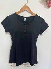 Women Blouses - 黑色 - 查看 1