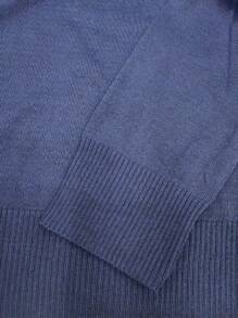 Men Sweaters - Màu xanh lam - Xem 4