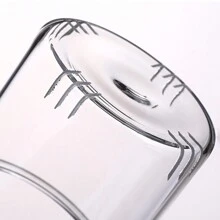 1pc 600ml Heat Resistant Borosilicate Glass Striped Tea Pot, Teapot Back To School - Transparent Color - View 6