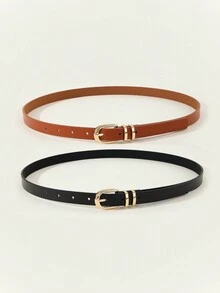 2入組時尚女士帶扣,適合裙子、牛仔褲和其他服裝 - 彩色 - 查看 2