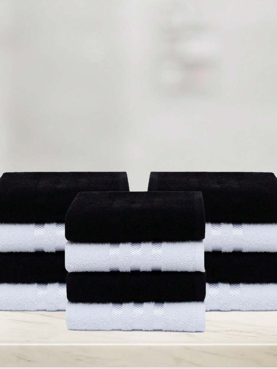 Hand Towels - Đen và trắng - Xem 1