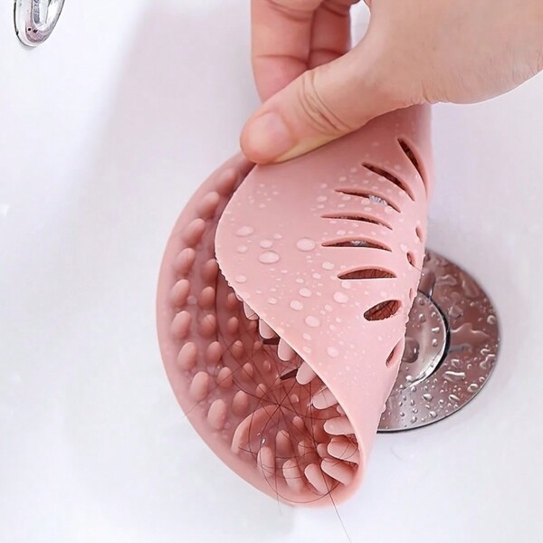 1 pièce Bouchon de drain de salle de bain, filtre à débris, filtre d'égout de cheveux, facile à installer et à nettoyer, pour salle de bain, baignoire et cuisine, accessoires de salle de bain, outils de salle de bain