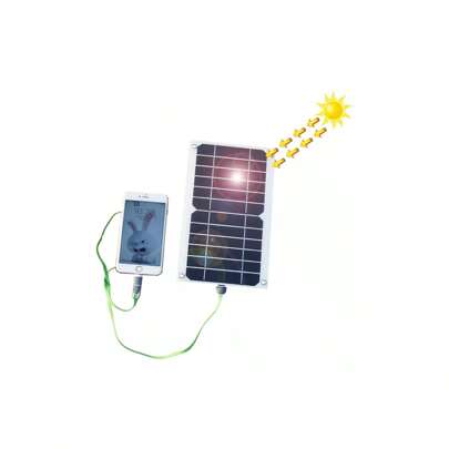 Painel Solar Portátil Carregador Usb Celular Tablet 6w 6v