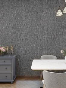 1 Cuộn 40cm Rộng Xám Vải Kết cấu Tự dính Hình nền - Màu xám đen - Xem 7