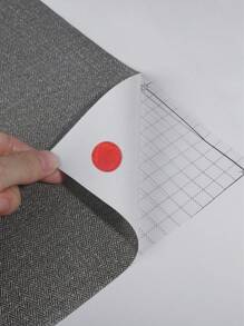 1 Cuộn 40cm Rộng Xám Vải Kết cấu Tự dính Hình nền - Màu xám đen - Xem 5