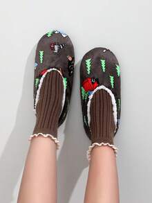 Của phụ nữ Dép đi trong nhà - Cà phê nâu - Xem 6