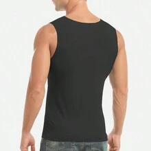 Áo cơ bản cho nam - màu đen - Xem 2