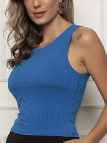 Women Tank Tops & Camis - Xanh đậm - Xem 4