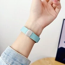 1入磁力尼龍手錶帶,適用於apple Watch Ultra1 2,49mm 41mm 45mm 42mm 44mm - 藍色 - 查看 3