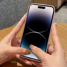 1 Stück Pink Anti-schock Und Anti-fall Objektiv Schutzmodisches Elektroplattiertes Drahtloses Ladungs-magnet-telefonkasten Geeignet Für Iphone11/11pro/11pro Max Iphone12/12pro/12pro Max Iphone13/13pro/13pro Max Iphone14/14lpus/14pro/14pro Max Unisex