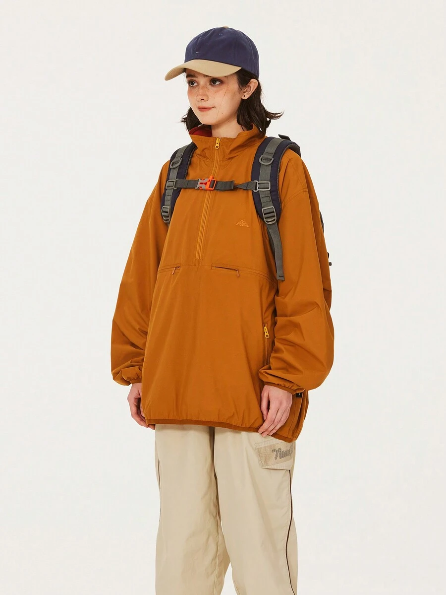 Của phụ nữ Ngoài trời Giải trí Thể thao Chống gió & Không thấm nước Áo khoác Áo khoác giỏ Đối với Mùa Thu & Mùa Đông - trái cam - Xem 1