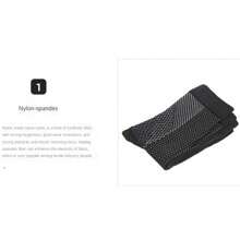 神經病患者用的腳踝紓壓襪、腳跟襪開趾、防乾燥透氣足部護理 - 黑色 - 查看 9