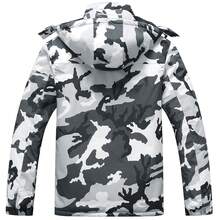 Men's Waterproof Ski Jacket Warm Winter Snow Coat Hooded Raincoat