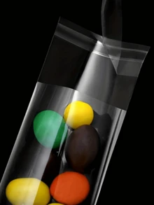 100入組自封式玻璃紙袋禮品袋黏性透明玻璃紙餅乾袋密封式玻璃紙袋用於包裝禮品、餅乾、小禮品、裝飾品、產品、糖果,透明糖果包裝袋