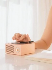 Vintage Speaker, Vintage Fm Radio, Powerful Wireless Rotating Music Recorder Best Gifts