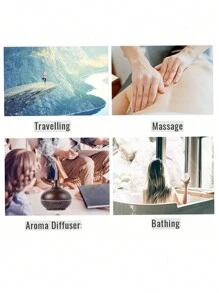 6 包 2ml 琥珀色玻璃滚珠精油瓶，带不锈钢滚珠的香水瓶，黑色盖子迷你样品瓶化妆品小容器，迷你样品瓶化妆品小容器瓶 - 棕色 - 查看 5