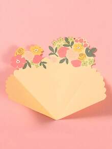 3pcs Bó hoa Phước lành Thiệp chúc mừng Với Phong bì - Nhiều màu - Xem 2