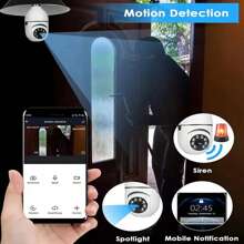 Máy ảnh giám sát - trắng - Xem 5