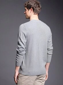 Men Sweaters - Grey - View 2