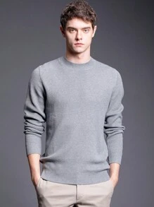 Men Sweaters - Grey - View 3