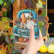 1組亞克力材質南瓜小矮人桌面/車上裝飾飾品