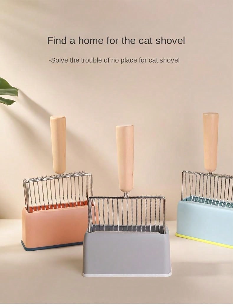 Durable Metal Cat Litter Scoop Kit In Candy Colors Large Size With