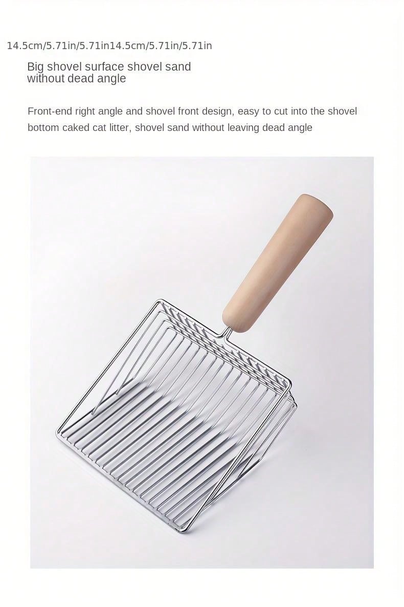 Durable Metal Cat Litter Scoop Kit In Candy Colors Large Size With