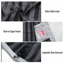 Women's Waterproof Rain Jacket Outdoor Lightweight Softshell Raincoat For Hiking Travel - Light Grey - View 5