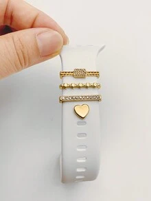 Smart Watch Accessories: Watchbands And Decorations - Gold - View 1