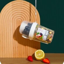 Taza Portátil Para Ensalada - Blanco - Ver 4