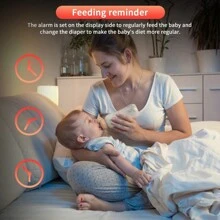 CDYCAM 3.5 Inch Wireless Video Baby Monitor Color Night Vision Temperature Monitoring Two Way Audio Talk Baby Nanny Security Camera IR LED Night Vision Intercom Baby Shower Family Decorations Gifts