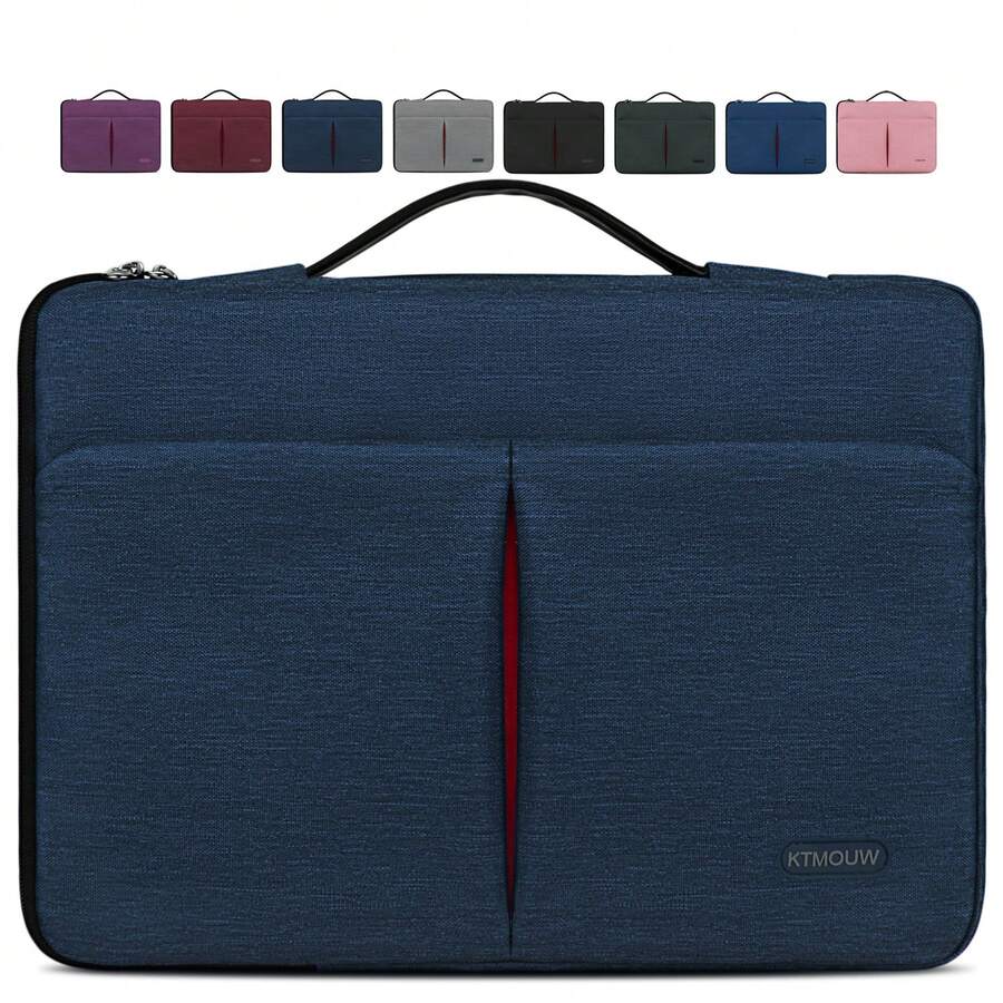 Laptop Skin 14 Inch Waterproof Bag Computer Sleeve Laptop Skin For MacBook Pro, HP, Acer, ASUS, Dell, Huawei - 藏蓝色 - 查看 1