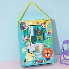 1 盒(9 件)創意卡通主題文具套裝禮盒,包括(1 個削鉛筆機、4 個打孔筆、2 個橡皮擦、2 個筆蓋)