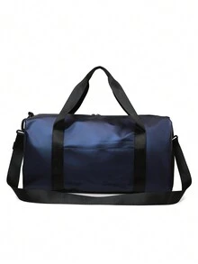 藍色戶外假日禮物袋,y2k未來主義暖色調冬季運動袋,旅行多功能收納防水便攜袋