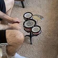 1入組米妮3或5件套打擊樂器玩具,早期教育、感官發展、家庭練習、爵士鼓練習、手擊鼓音樂玩具 - 彩色 - 查看 9