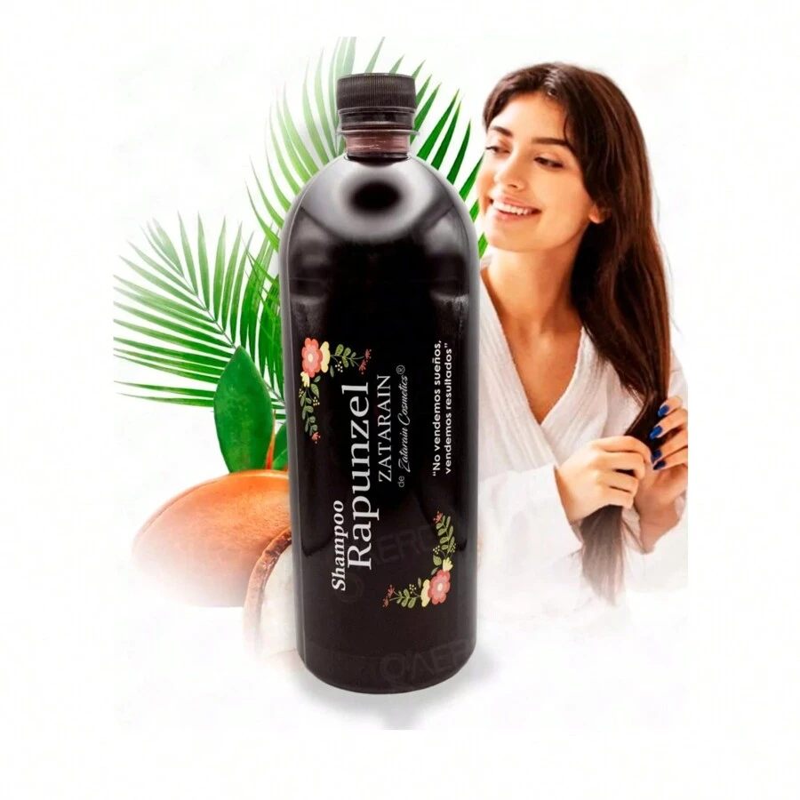 Shampoo Rapunzel ANTICAIDA DE CABELLO - Negro - Ver 1