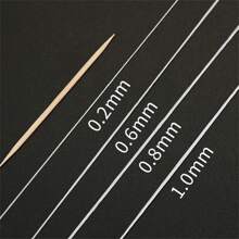 1捲diy珠寶穿珠彈力繩,適用於手鍊、項鍊,附珠穿針、彈性線 - 透明 - 查看 6