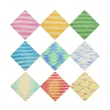 1 Rollo De Hilo Grueso De Poliéster De Bricolaje Para Tejer A Mano - Azul - Ver 3