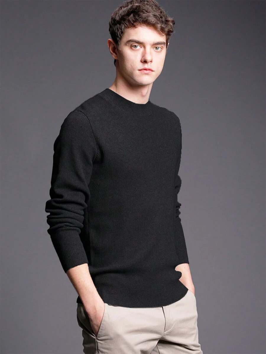 Men Sweaters - màu đen - Xem 1
