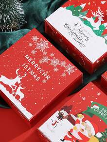 Printed Baking Gift Bag For Pastry Packing, Bakery Box - Multicolor - View 4