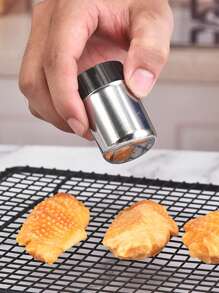 3入組不鏽鋼帶蓋調料瓶,便攜、多色,適用於廚房和戶外露營