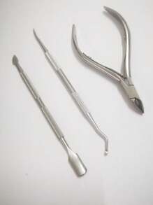 Set Cortador De Piel Muerta De Acero Inoxidable