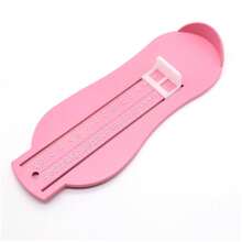 Children's Foot Measuring Device, Accurately Measures Foot Length In Inches And Centimeters, Helps Find Suitable Shoe Size - Pink - View 1