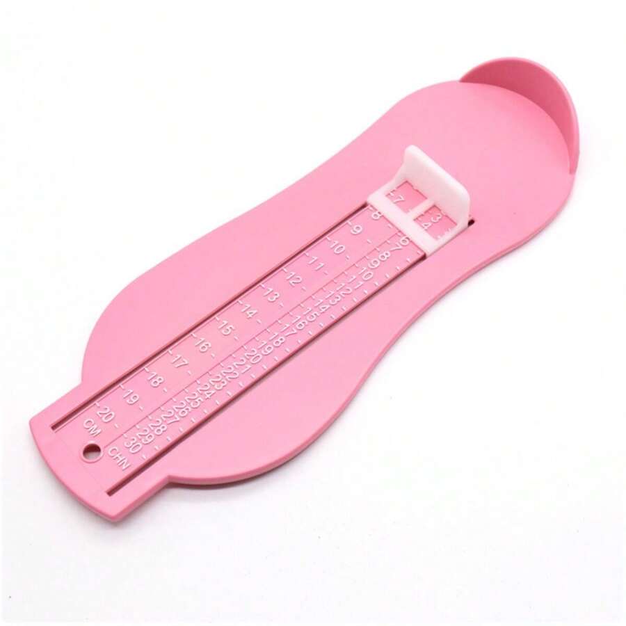 Children's Foot Measuring Device, Accurately Measures Foot Length In Inches And Centimeters, Helps Find Suitable Shoe Size - Pink - View 1