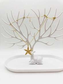 1pc Seastar Pendant Necklace - Yellow Gold - View 2