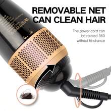 1pc Low Power Multifunctional Hair Straightener & Curler With British Standard Plug (220v) - Black - View 6