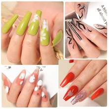 8色uv凝膠指甲油,紅色、粉紅色指甲凝膠,浸泡式指甲修飾,裸色系列家用沙龍美甲 - 灰色 - 查看 5