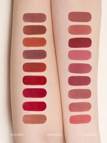 JOOCYEE 啞光泥巴口紅124暖在爐邊高顯色潤澤質地持久唇膏 - #124圍爐漸暖 - 查看 4