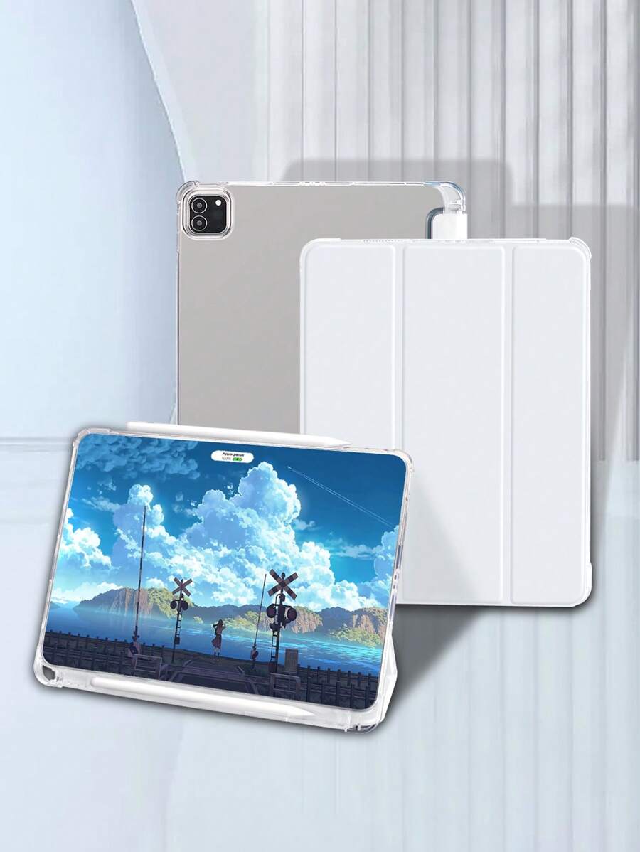 1 Miếng Cổ điển Màu thuần Creative Trong suốt Trở lại Che phủ & Trắng Mặt trước Che phủ Thiết kế 3 Gấp lại 2 Ủng hộ Chế độ Thông minh Loại vỏ Với Ngăn đựng bút chì , Đóng từ tính Chức năng , Chống sốc & Bền chặt , TPU Viên thuốc Lớp bảo vệ In 2 Cổ điển Màu sắc Tương thích với , , , 9.7 , 10,2 , 10.5 , 10.9 , 11 , 12.9 , A8 Apple Và Samsung Khác nhau Lỗ Positions Đối với Khác nhau Màu sắc Sự khác biệt Đến Thật sự Sản phẩm - trắng - Xem 1